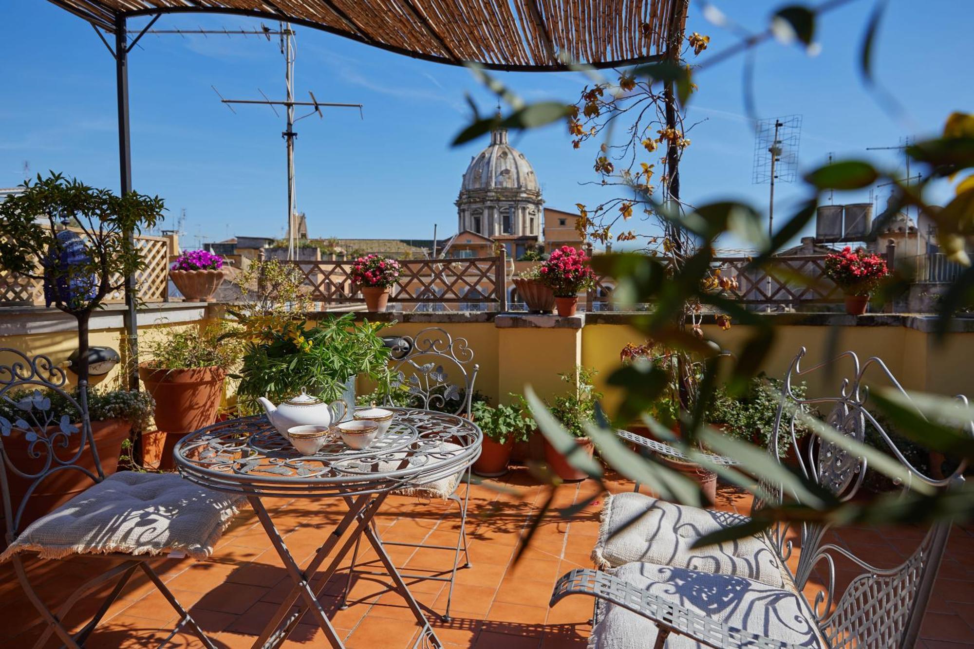 Trasteverehome - Attic Terrace Center Of Rome Baroque Екстериор снимка