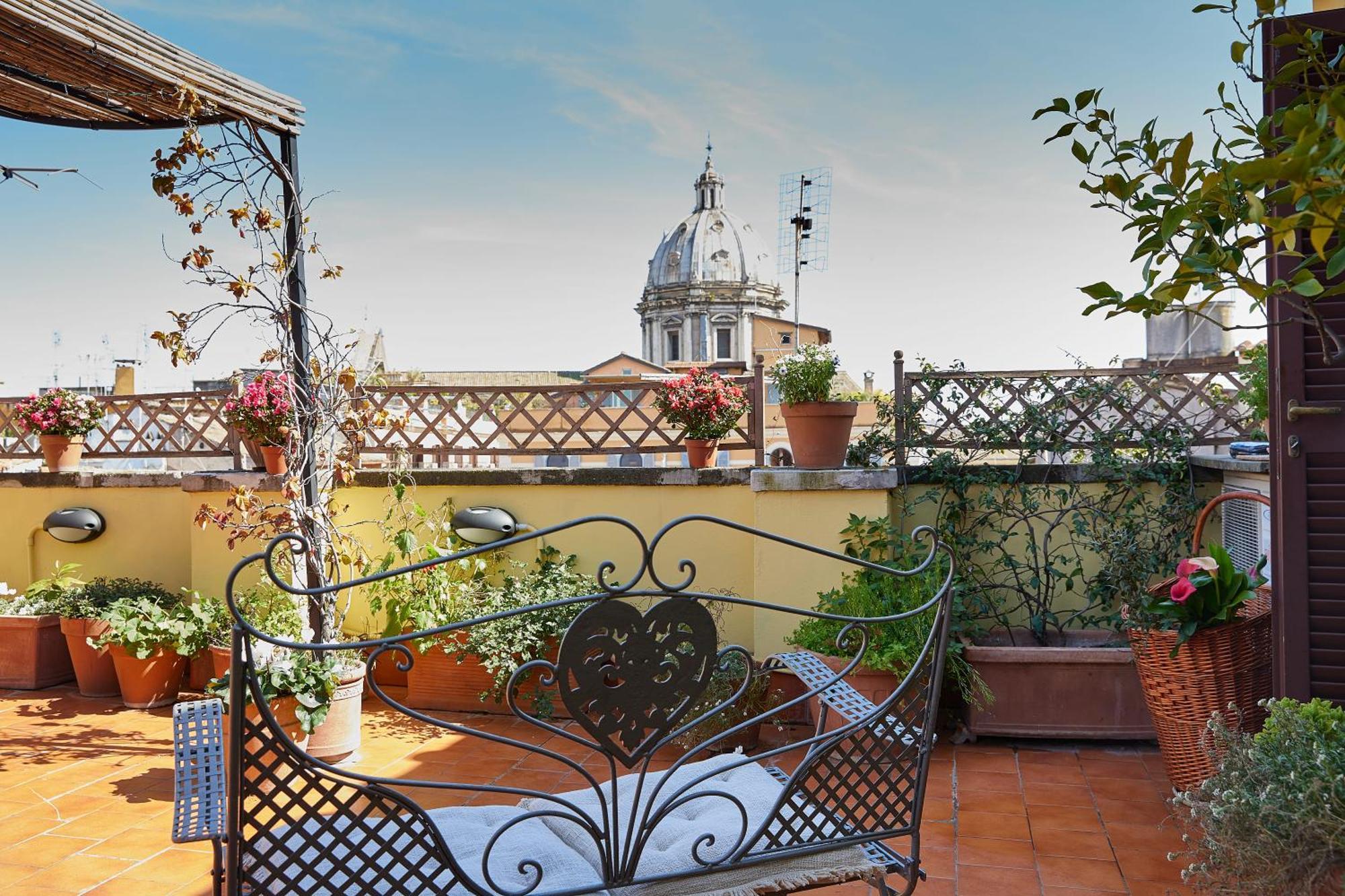 Trasteverehome - Attic Terrace Center Of Rome Baroque Екстериор снимка