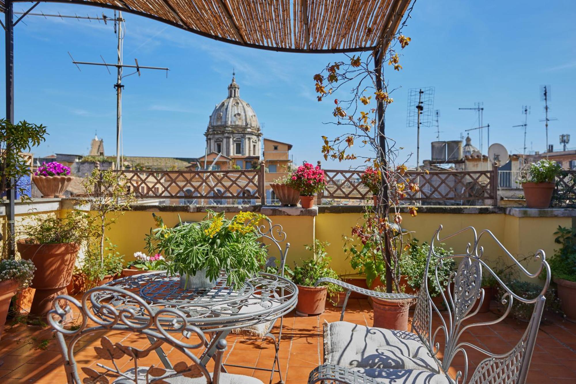 Trasteverehome - Attic Terrace Center Of Rome Baroque Екстериор снимка