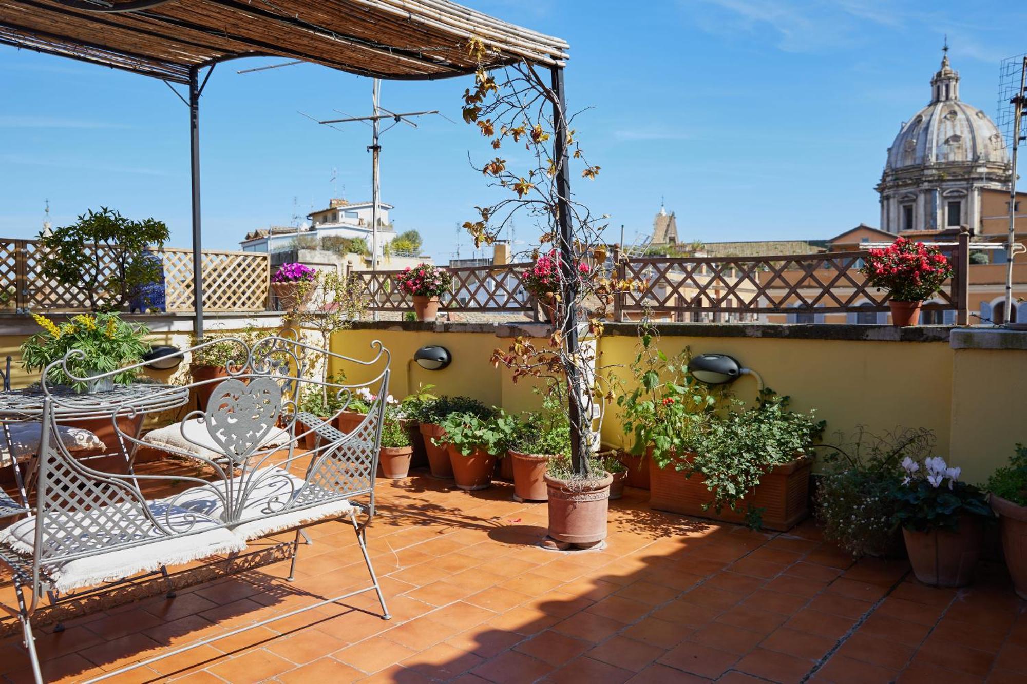 Trasteverehome - Attic Terrace Center Of Rome Baroque Екстериор снимка