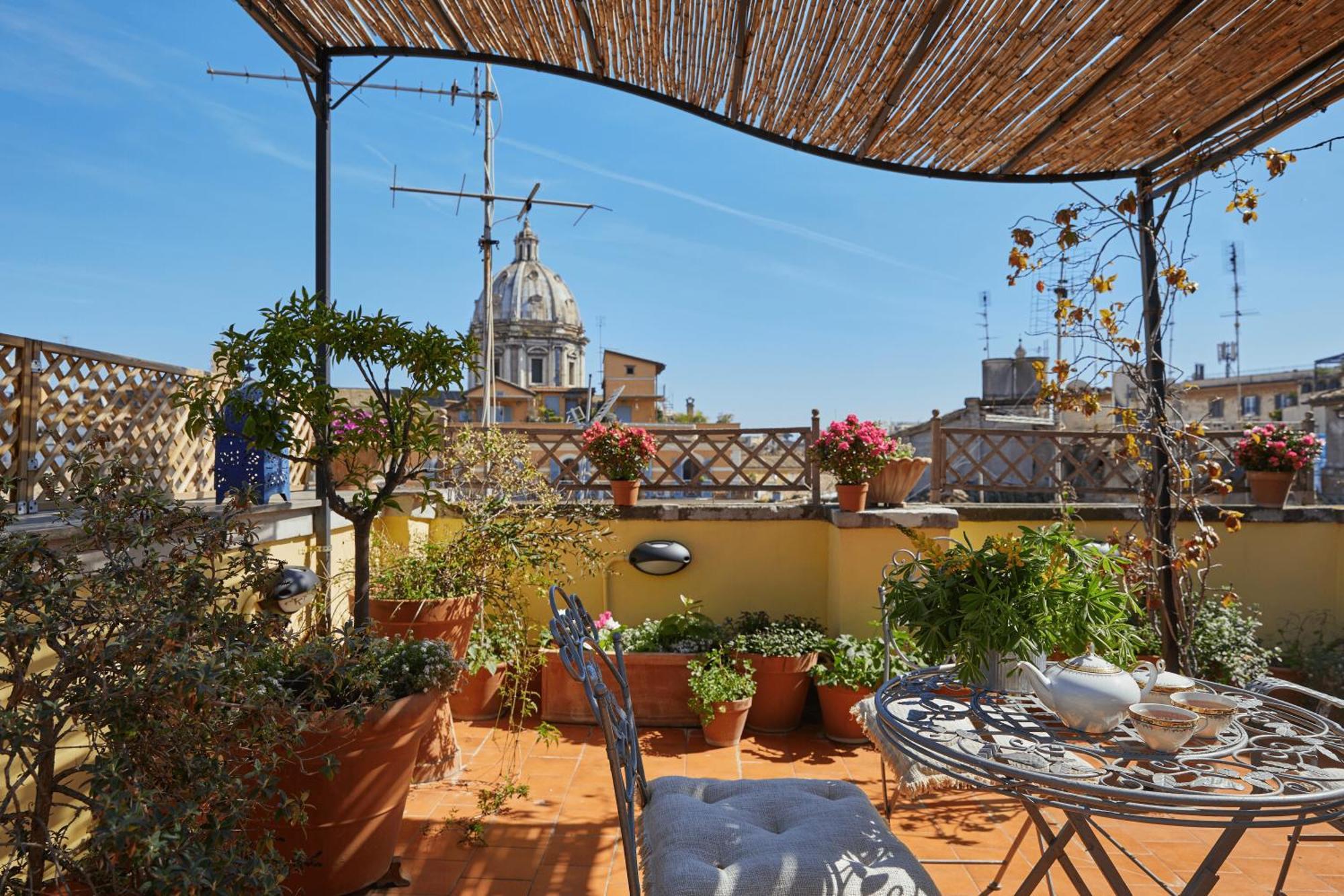 Trasteverehome - Attic Terrace Center Of Rome Baroque Екстериор снимка